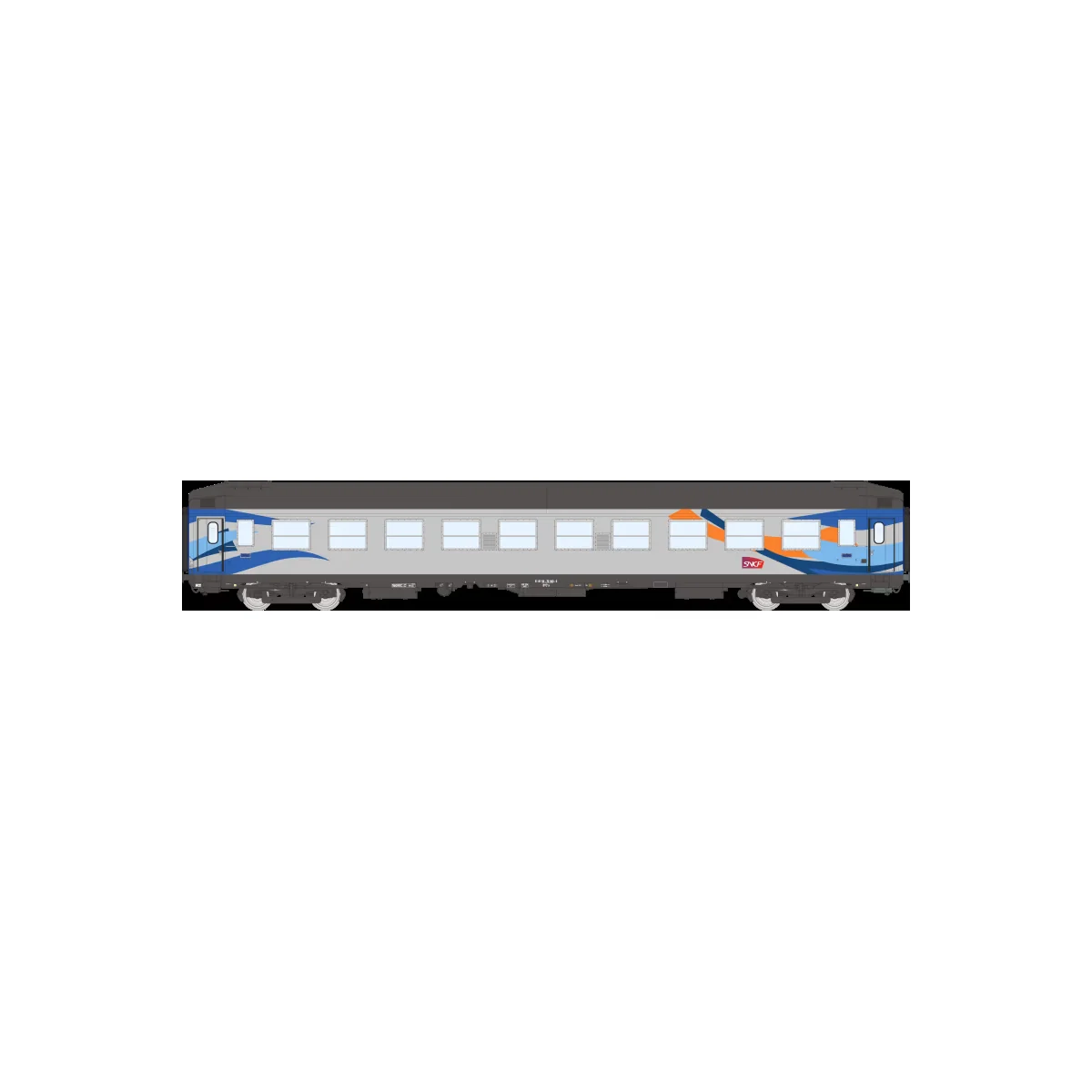 Voiture UIC couchettes B9c9x SNCF Croisière Ep. V - REE VB484 - HO
