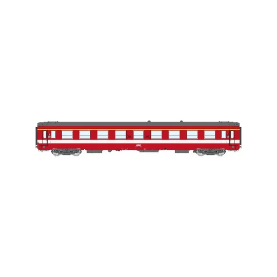 VB-487-Voiture UIC B10 ex-B9c9x REE VB485 SNCF vert/gris 804 Époque V HO