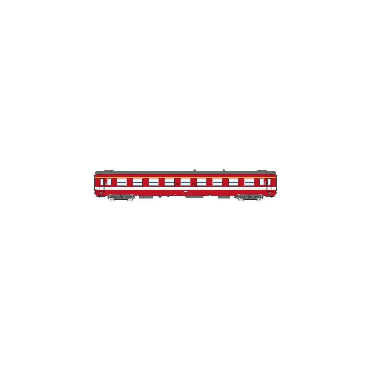 Voiture UIC A9 ex-Capitole SNCF demi-cartouche Corail Ep. IV - REE ...