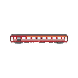 Voiture A7D SNCF rouge ex-Capitole bande jaune Ep. IV - REE Modeles...
