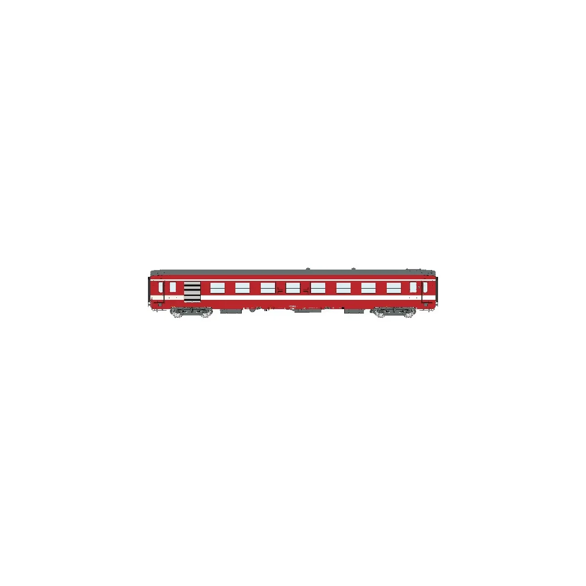 Voiture UIC Y A7D SNCF rouge bande blanche Ep. V - REE Modeles VB49... Voiture UIC Y A7D SNCF rouge bande blanche Ep. V - REE Modeles VB49...
