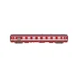 Voiture UIC Y A7D SNCF rouge bande blanche Ep. V - REE Modeles VB49... VB-490-Voiture A7D SNCF rouge ex-Capitole bande jaune Ep. IV - REE Modeles VB489 - HO