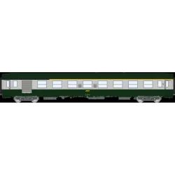 Voiture UIC A7D SNCF livrée C160 ép. V - REE Modeles VB491 - HO