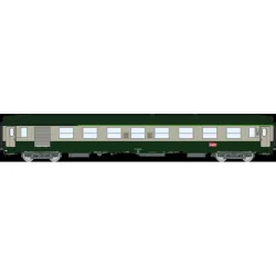 Set 2 voitures UIC B7D et B10 SNCF Carmillon Ep VI - REE VB492 - HO