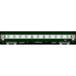 Voiture UIC B10 SNCF vert/gris Carmillon cartouche Corail ép. VI - ...