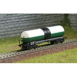 Wagon citerne longue ANF, Simotra vert/blanc - AZAR MODELS W05-SI2 ...