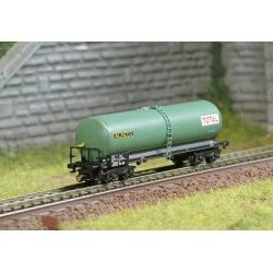 Wagon citerne longue ANF, TOTAL Algeco - AZAR MODELS W05-TO1 - éche...