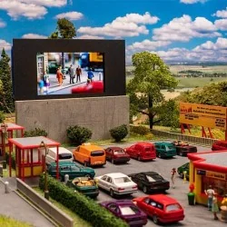 Faller 130880 Model Kit, Drive-In Cinema - Faller - Faller_130880