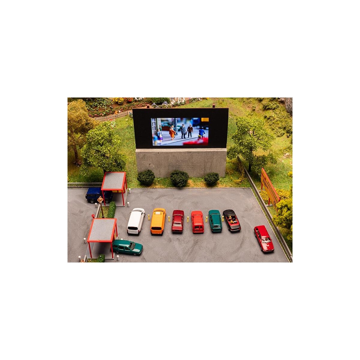 Faller 130880 Model Kit, Drive-In Cinema - Faller_130880