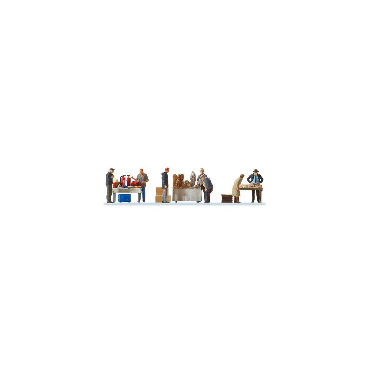 Preiser 10614 Figures, Flea Market - Preiser_10614 Preiser 10614 Figures, Flea Market - Preiser_10614
