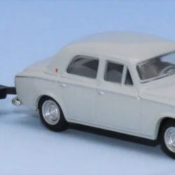 SAI 6239 Peugeot 403-7, gris perle, avec petite remorque Sai Sai_6239 - 1
