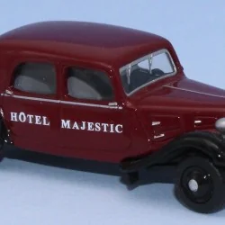 SAI 6177 Citroën Traction 11A 1935, rouge excelsior et noire, HÔTEL MAJESTIC Sai Sai_6177 - 1