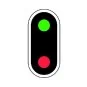 S-RV-02 Signal cablé 2 feux, en métal france fournitures modelisme S-RV-02 - 2 S-RV-02-S-RV-02 Signal cablé 2 feux, en métal