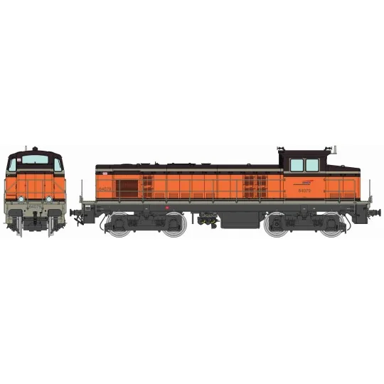 Locomotive diesel BB 64079 SNCF Arzens époque V - REE JM021 HO JM-021-Locomotive diesel BB 64079 SNCF Arzens époque V, DCC Sonore - REE JM021S HO