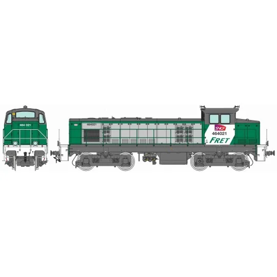 JM-022-Locomotive diesel BB 64021 SNCF FRET époque VI, DCC Sonore - REE JM022S HO