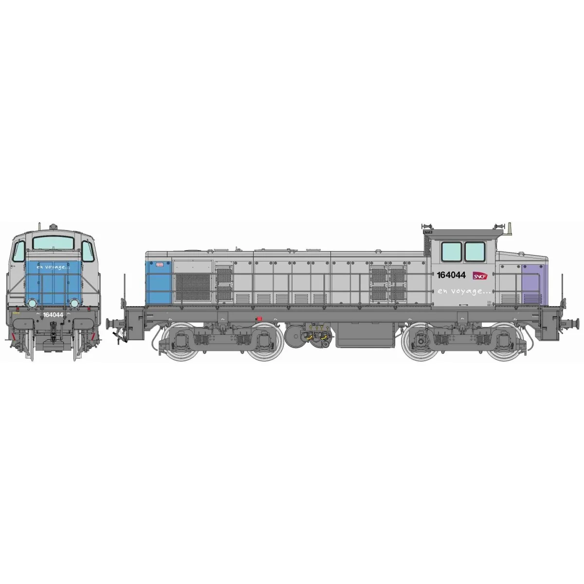 Locomotive diesel BB 164044 SNCF En Voyage Époque VI, DCC Sonore - ...