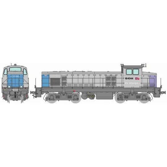 Locomotive diesel BB 164044 SNCF En Voyage Époque VI - REE JM023 HO JM-023-Locomotive diesel BB 164044 SNCF En Voyage Époque VI, DCC Sonore - REE JM023S HO
