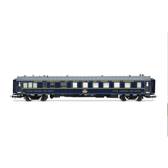 Coffret 3 voitures Sud Express CIWL et DEV Inox courtes SNCF époque... HJ4213-Voiture de mesure spécialisée transmissions sol-train SNCF rouge et grise - Jouef HJ4212 - HO 1/87