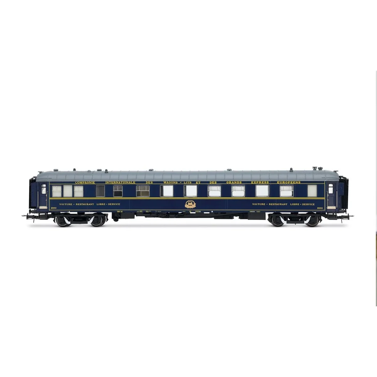 3-car set Sud Express CIWL and short DEV Inox SNCF era III-IV n°1/2... 3-car set Sud Express CIWL and short DEV Inox SNCF era III-IV n°1/2...