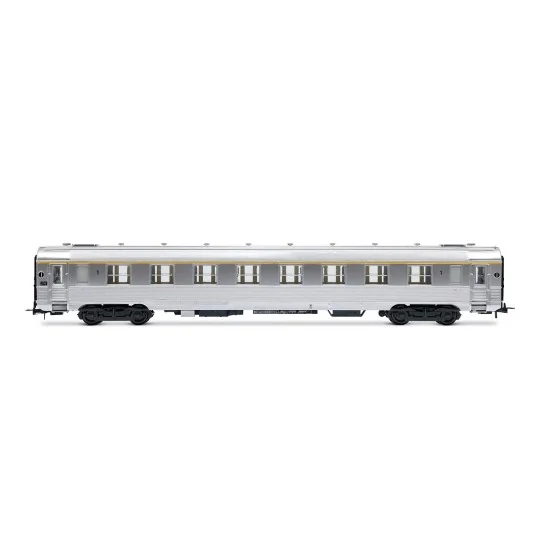 3-car set Sud Express CIWL and short DEV Inox SNCF era III-IV n°1/2... HJ4213-Specialized SNCF ground-to-train transmission measuring vehicle, red and grey - Jouef HJ4212 - HO 1/87