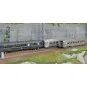 Coffret 3 voitures Sud Express CIWL et DEV Inox courtes SNCF époque... HJ4213-Voiture de mesure spécialisée transmissions sol-train SNCF rouge et grise - Jouef HJ4212 - HO 1/87