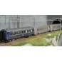 Coffret 3 voitures Sud Express CIWL et DEV Inox courtes SNCF époque... HJ4213-Voiture de mesure spécialisée transmissions sol-train SNCF rouge et grise - Jouef HJ4212 - HO 1/87