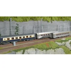 Coffret 3 voitures Sud Express CIWL et DEV Inox courtes SNCF époque...