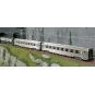 Coffret 3 voitures Sud Express CIWL et DEV Inox courtes SNCF époque... HJ4214-Coffret 3 voitures Sud Express CIWL et DEV Inox courtes SNCF époque III-IV - Jouef HJ4213 HO 1/87