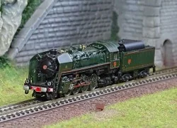 Arnold HN2482S 141 R 1187 steam locomotive, SNCF, boxpok wheels, gr...