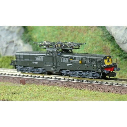 Locomotive électrique CC 14166 SNCF, verte/jaune, Ép. IV, DCC Sonor... HN2582S-Arnold HN2588S Locomotive électrique CC 6512, SNCF, livrée Béton, échelle N, sonore