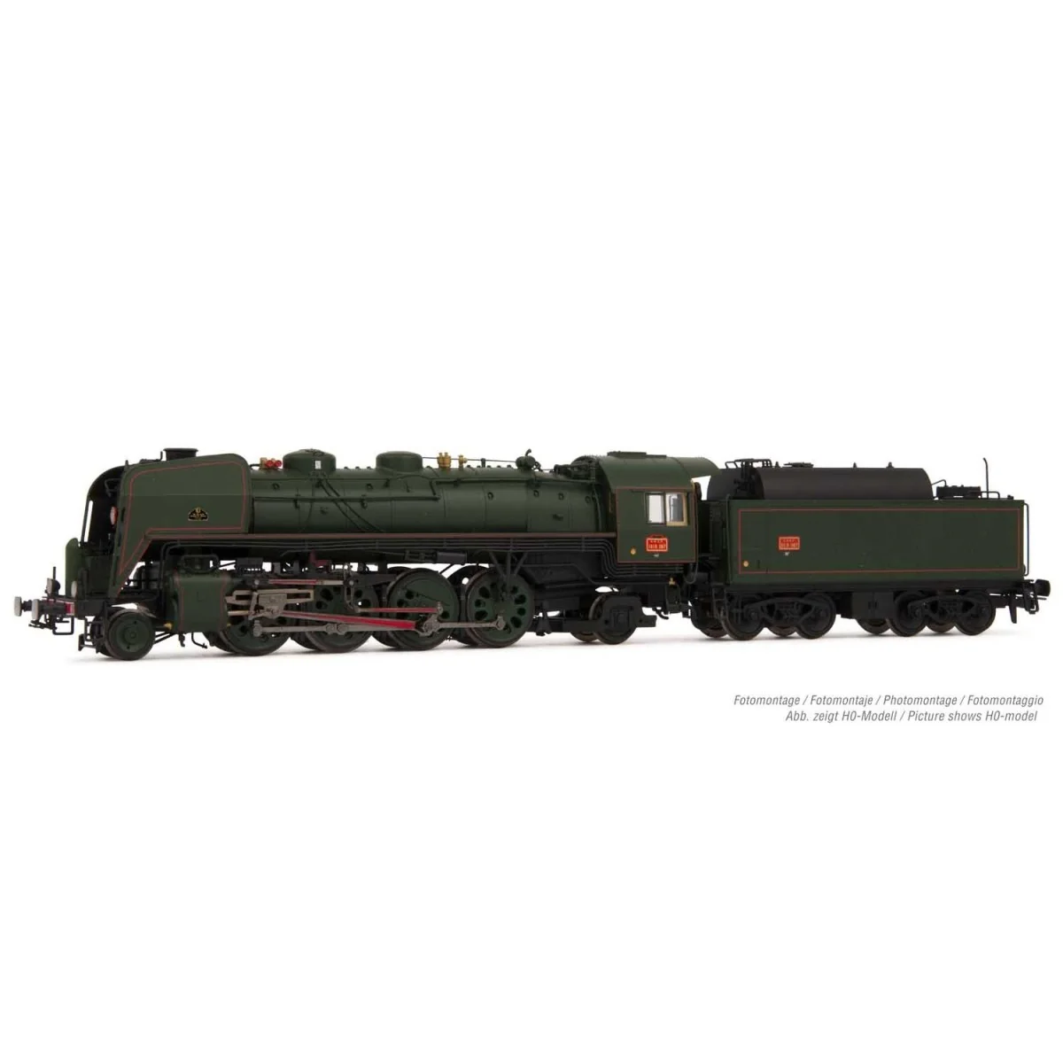 Arnold HN2482 141 R 1187 steam locomotive, SNCF, boxpok wheels, gre...