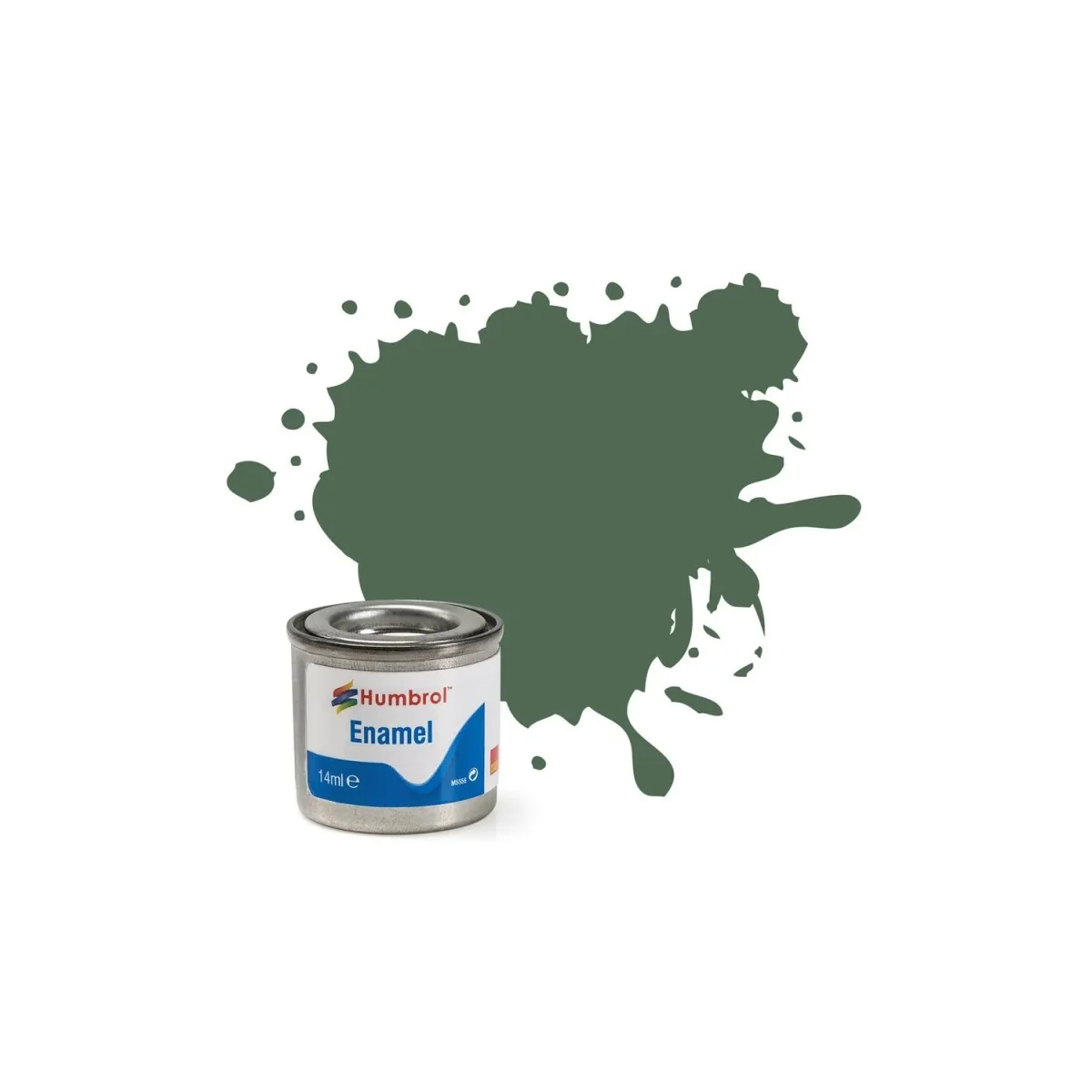 Peinture Enamel 76: Uniform Green - Mat - 14ml Humbrol AA0847 Peinture Enamel 76: Uniform Green - Mat - 14ml Humbrol AA0847