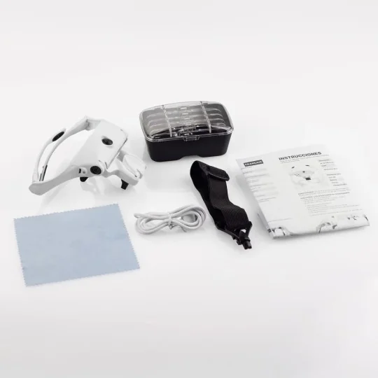 Lunettes loupes avec éclairage LED Heller 99029 HEL-99029-Lunettes loupes avec éclairage LED Heller 99029