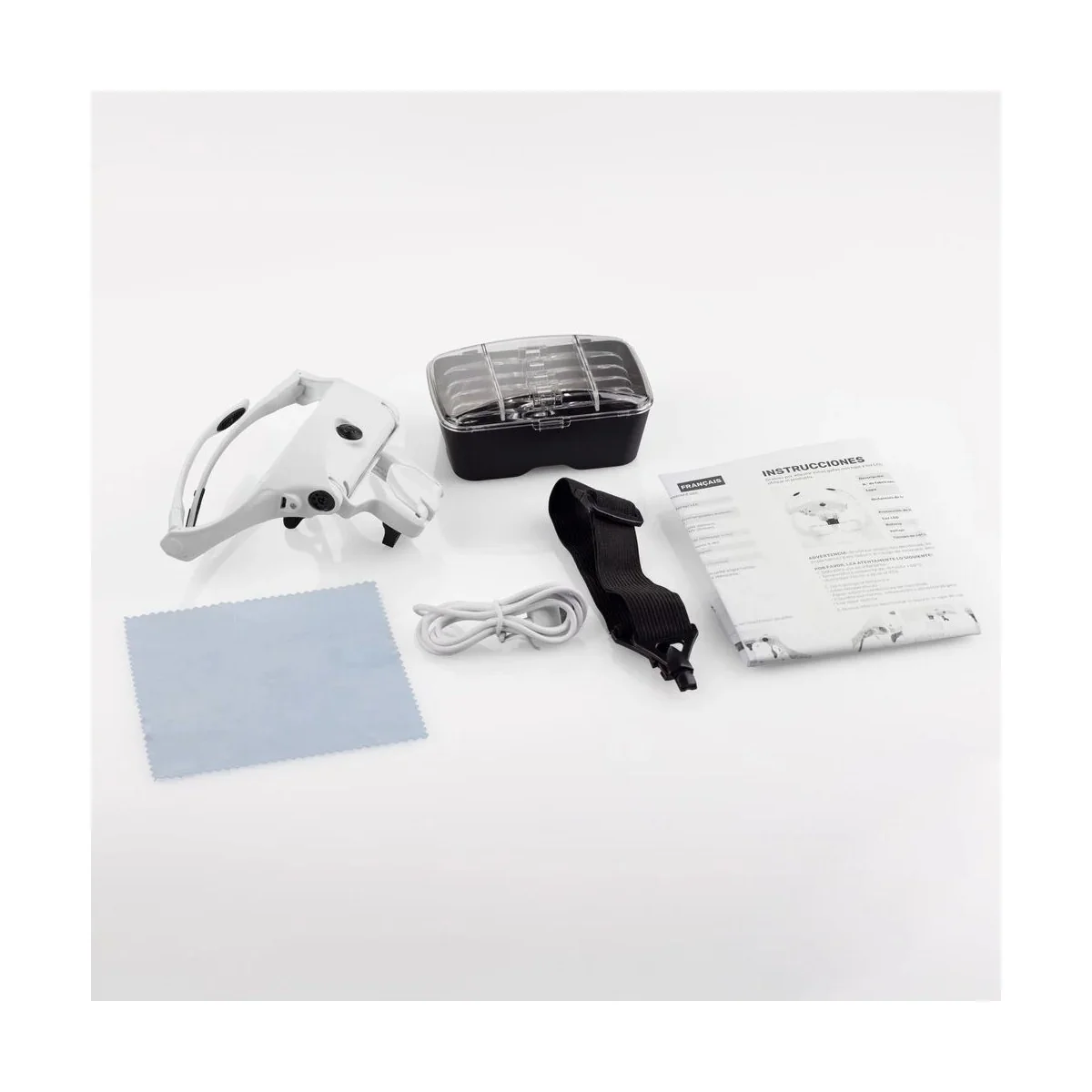 Lunettes loupes avec éclairage LED Heller 99029 Lunettes loupes avec éclairage LED Heller 99029