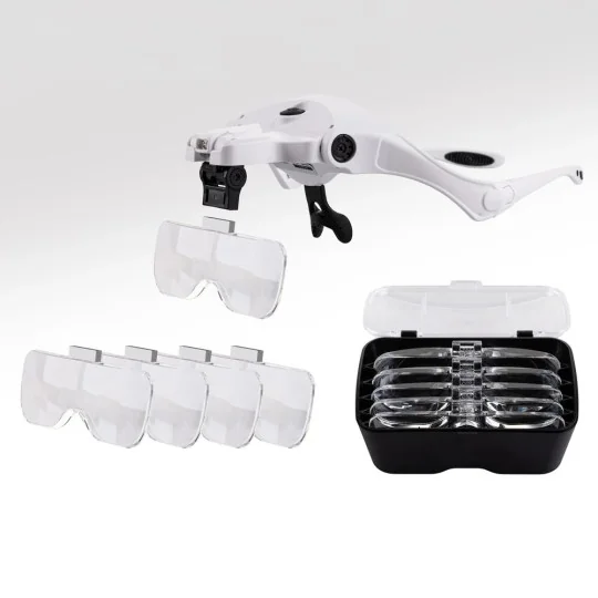 Lunettes loupes avec éclairage LED Heller 99029 HEL-99029-Lunettes loupes avec éclairage LED Heller 99029