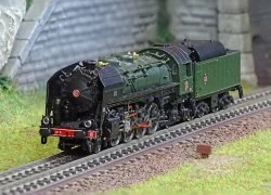 Arnold HN2483 141 R 1155 steam locomotive, SNCF, boxpok wheels, gre...