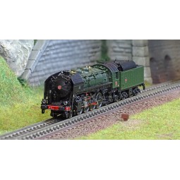 Arnold HN2483 141 R 1155 steam locomotive, SNCF, boxpok wheels, gre...