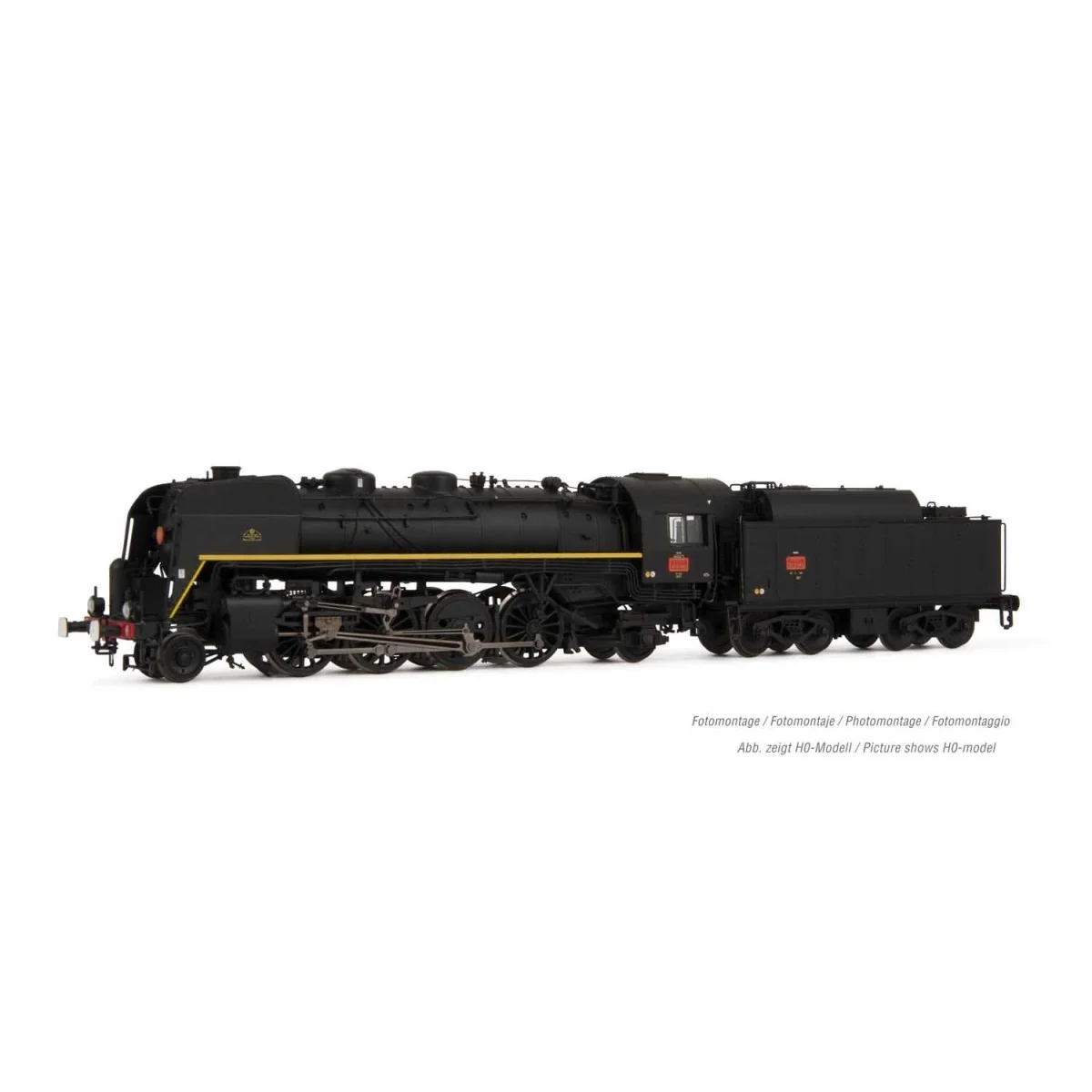 Arnold HN2484 141 R 840 steam locomotive, SNCF, mixed wheels, black...