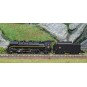 HN2484-Arnold HN2484 Locomotive vapeur 141 R 840, SNCF, roues mixtes, livrée noire, ligne jaune
