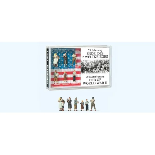Preiser_13404-Preiser 13404 Figures, 75th Anniversary, End of World War II