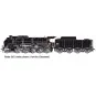R37_HO41212A-Locomotive à vapeur 1.150 P 41 + 36 P 21 Chaumont, SNCF, livrée noire, DCC sonore, fumée - R37 HO41212DSF HO