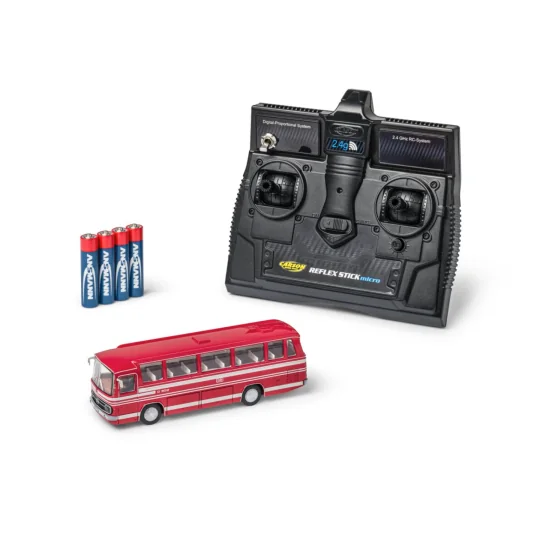 Bus RC Carson Mercedes-Benz O 302 DB 1/87 RTR 2,4 GHz rouge - 50050... 500504175-Bus RC Carson Mercedes-Benz O 302 DB 1/87 RTR 2,4 GHz rouge - 500507175