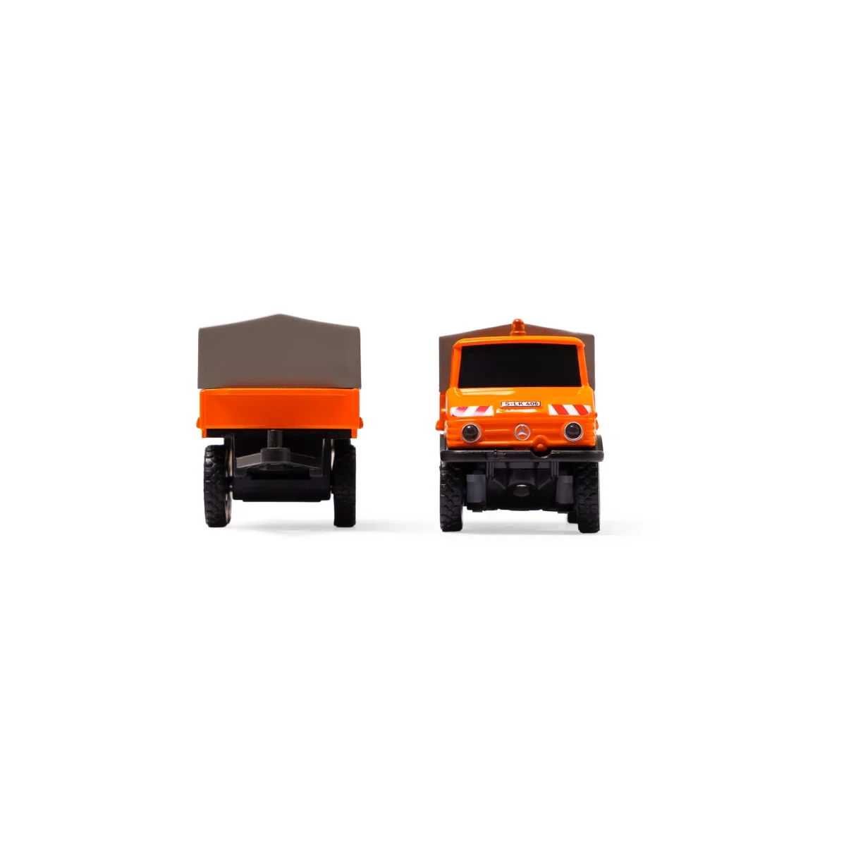 Mercedes Unimog U406 Forestier avec remorque orange 2.4GHz RTR 1/87... Mercedes Unimog U406 Forestier avec remorque orange 2.4GHz RTR 1/87...