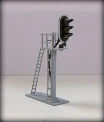 S-RVJ-03 Wired signal 3 lights, in metal.