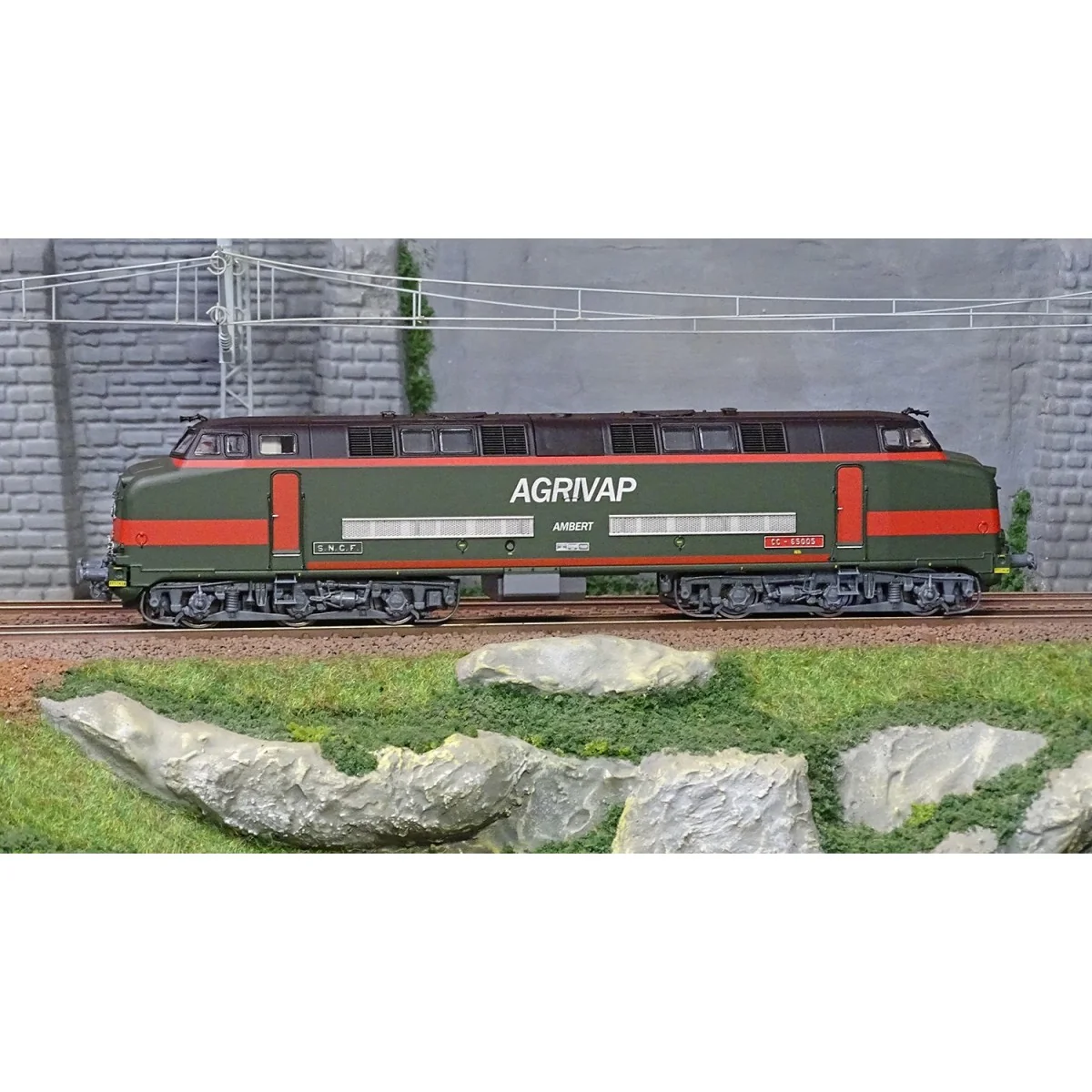 Mistral 23-03-G004 CC 65005 diesel locomotive, SNCF, dark green, Ag...
