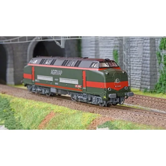 Mistral_23-03-S004-Mistral 23-03-S004 CC 65005 diesel locomotive, SNCF, dark green, Agrivap, Ambert