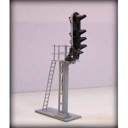 S-RVJ-04 Wired signal 4 lights, square, metal - S-RVJ-04