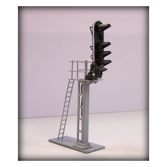 S-RVJ-04-S-RVJ-04 Wired signal 4 lights, square, metal