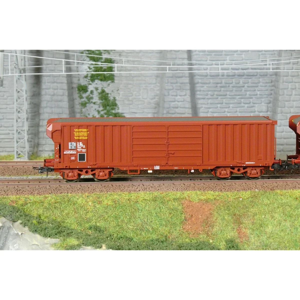 Coffret de 3 wagons Taems à toit roulant SNCF époque IV - Roco 6600285 - H0 Coffret de 3 wagons Taems à toit roulant SNCF époque IV - Roco 6600285 - H0
