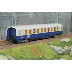Voiture de cantonnement DEV AO SNCF bleue/blanche époque IV-V - Jouef HJ4216 -